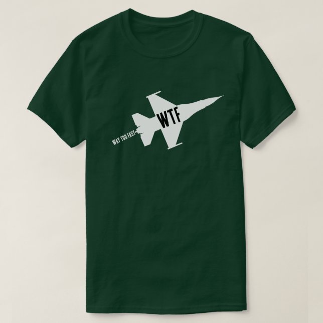 Jet Fighter-flygplan,Simple,Aviation,Witty,Lustigt T Shirt (Design framsida)