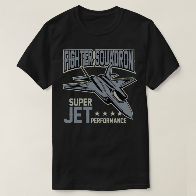 JET FIGHTER SQUADRON T SHIRT (Design framsida)