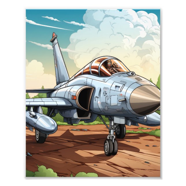 Jet Fighters Fototryck (Framsidan)