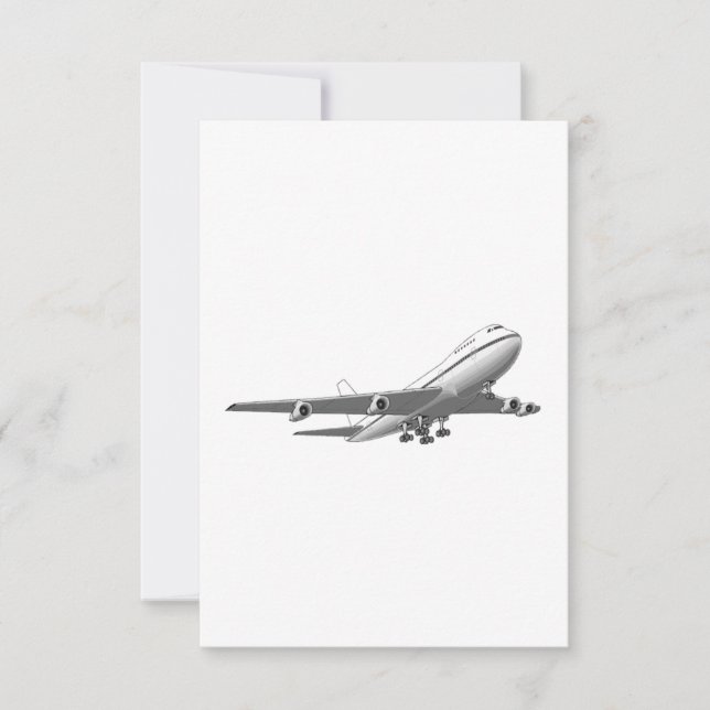 Jet flygplan (Framsida)