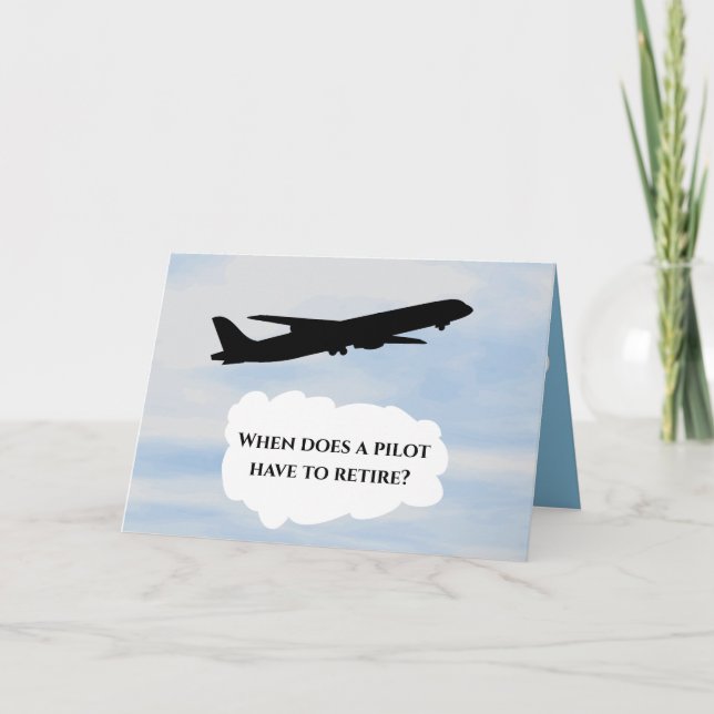 Jet-flygplanet som flyger på den ädla piloten Pens Kort (Framsida)