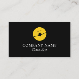 Jet Flygplanets Logotyp Visitkort