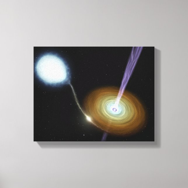 Jet för utskjutning av material canvastryck (Framsida)