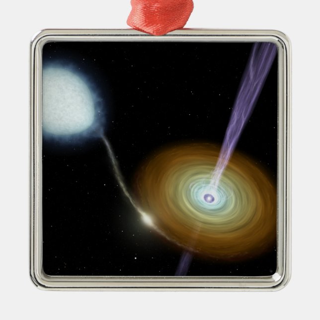 Jet för utskjutning av material julgransprydnad metall (Framsidan)