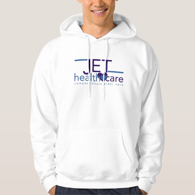 JET Healthcare Färg Logotyp Hoodie (Framsida)