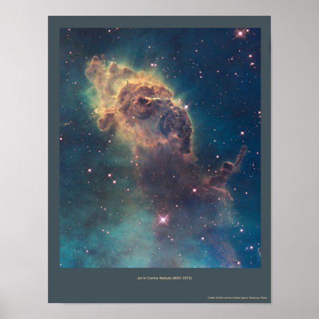 Jet i Carina nebula (NGC 3372) Poster (Framsidan)