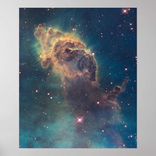 Jet i Carina Nebula Poster (Framsidan)