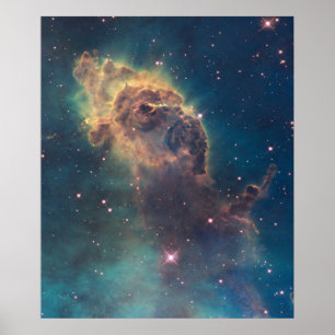 Jet i Carina Nebula Poster