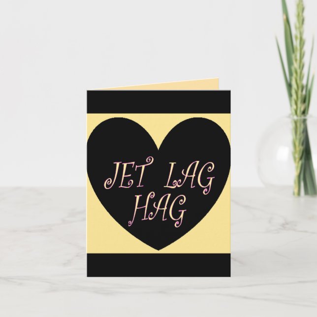 JET LAG HAG RESEDESIGN ANTECKNINGSKORT (Framsida)