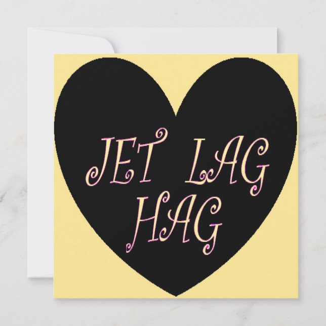 JET LAG HAG RESEDESIGN KORT (Framsida)