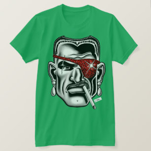Jet Latex™/Bruten näsa/Grön T Shirt