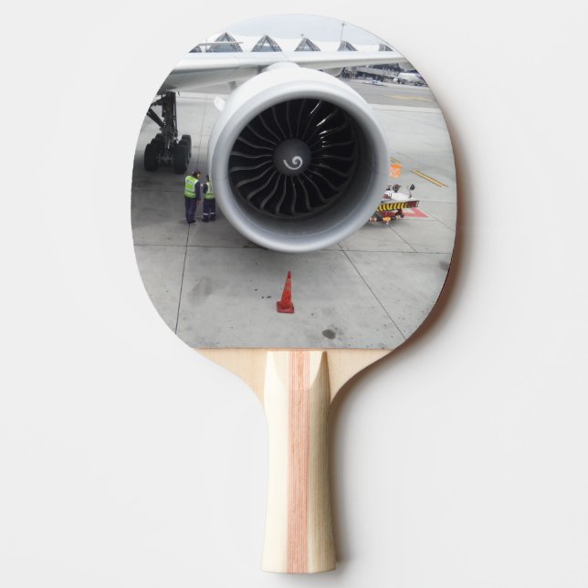 Jet motor Ping Pong Paddle, Rödgummi, bak Pingisracket (Framsidan)