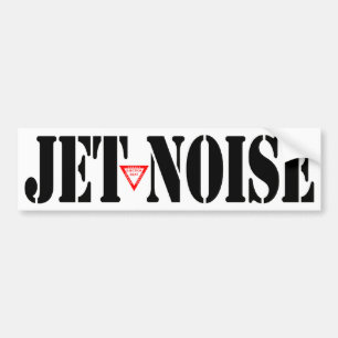 Jet Noise Bumper Sticker Bildekal