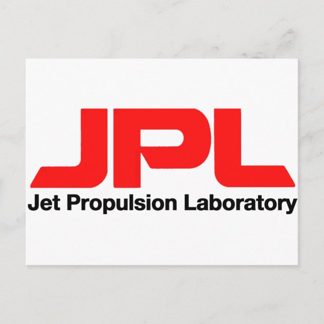 Jet Propulsion Laboratory Vykort (Framsida)
