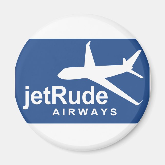 Jet Rude Luft Magnet (Framsidan)