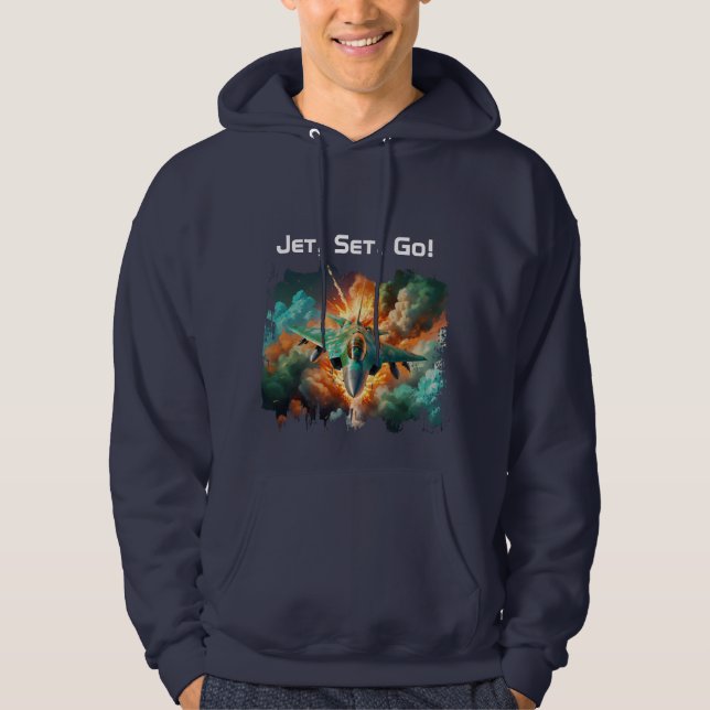 Jet, Set, gå! Hoodie (Framsida)