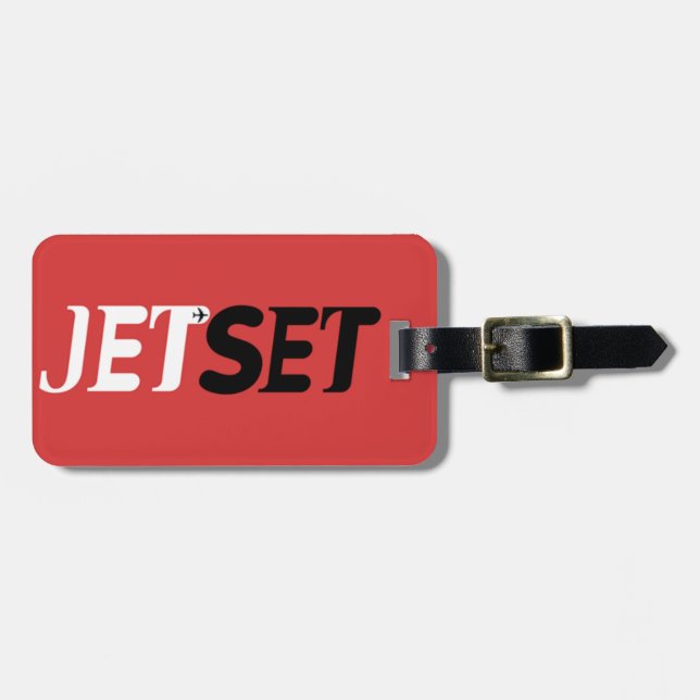 Jet Set Resor Bagagebricka (Horisontell Framsida)