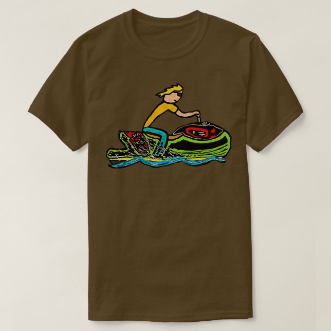 Jet Ski 1 T Shirt (Design framsida)
