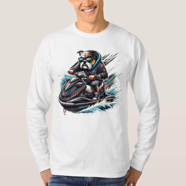 Jet ski design4 t shirt (Framsida)