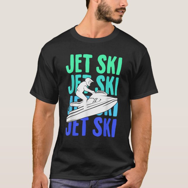 Jet Ski Jetski Boys Kids Manar T Shirt (Framsida)