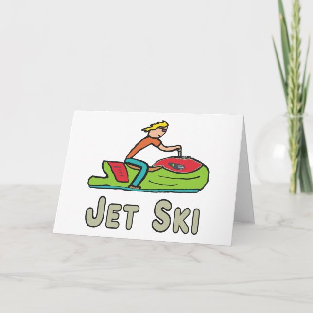 Jet Ski Kort (Framsida)
