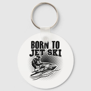 Jet Ski Motorbåten Jet Boat Hobby Sea Gift Idea Nyckelring