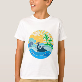 Jet Ski och havet T Shirt
