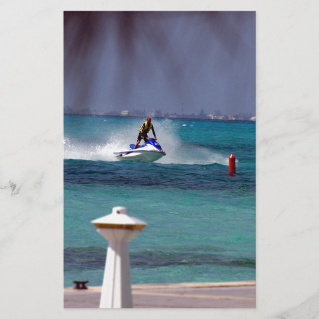 Jet Ski Paradise Brevpapper (Framsida)