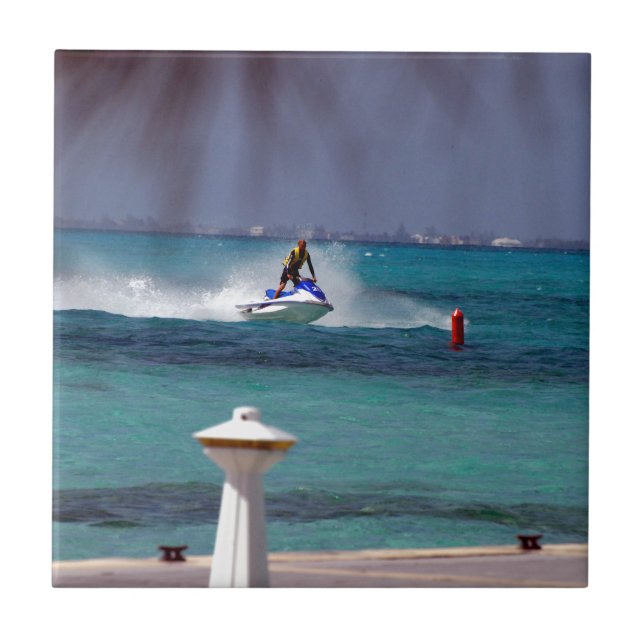Jet Ski Paradise Kakelplatta (Framsidan)