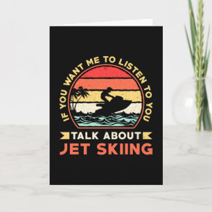 Jet Ski pratar om Jet Skiing Vatten sport Jetski Kort