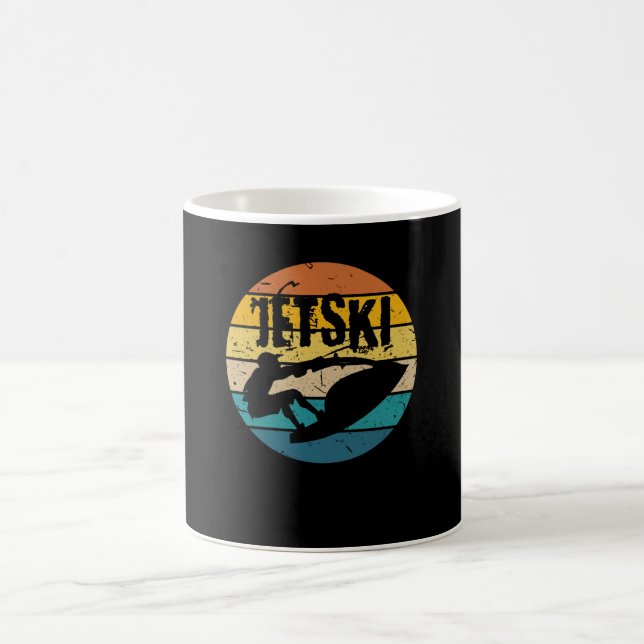 Jet Ski Retro Watersport Kaffemugg (Center)