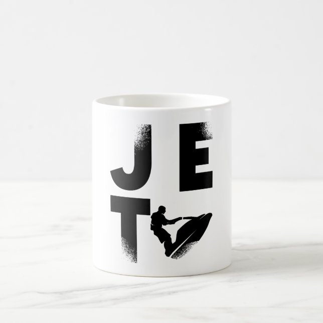 Jet Ski Rider Vatten sport Jetski Jet Skiing Kaffemugg (Center)