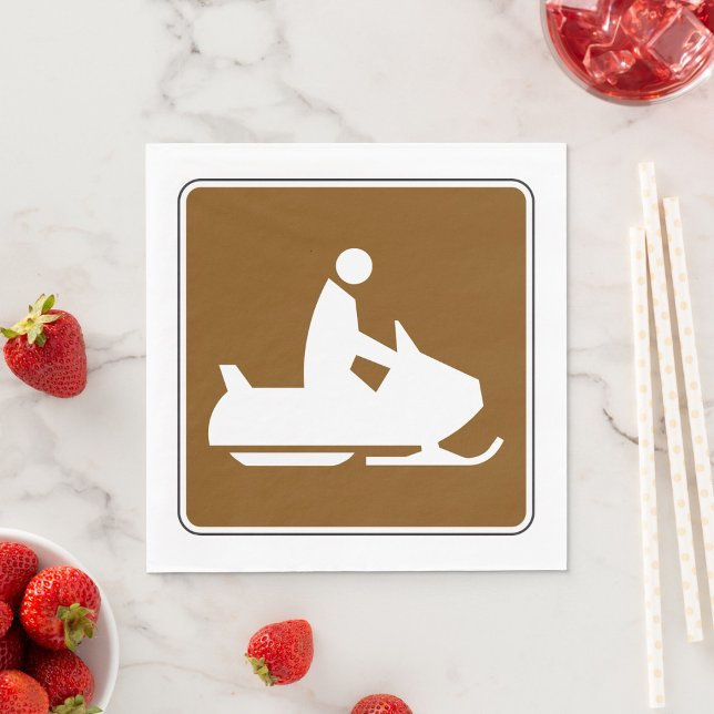 Jet Ski Sign Napkins Pappersservett (Skapare uppladdad)