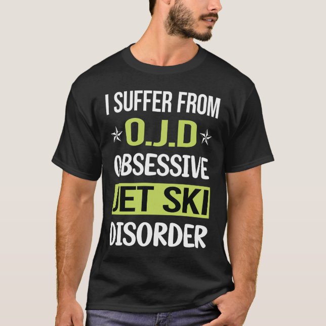 Jet Ski Skiing Vatten Scooter Personal Watercraft T Shirt (Framsida)