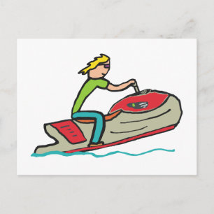 Jet Ski Vykort