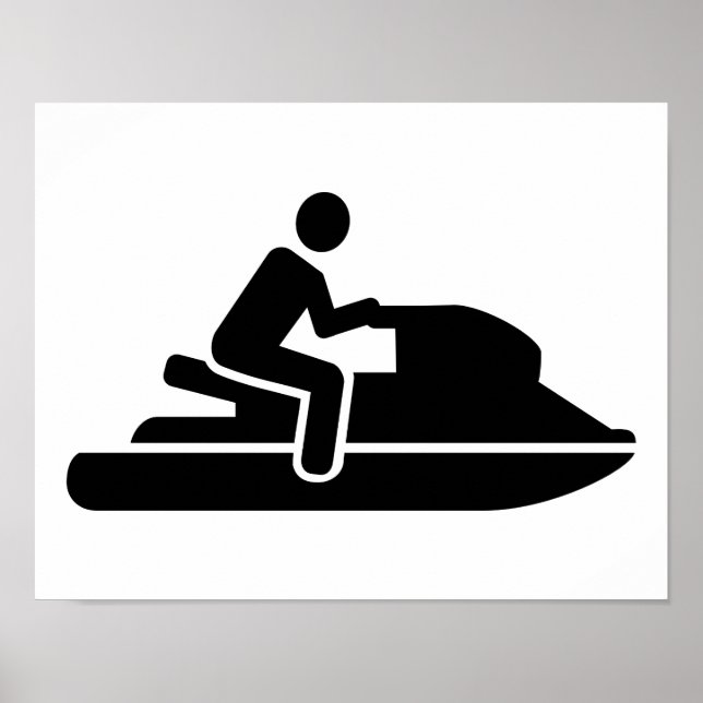 Jet skidförare poster (Framsidan)