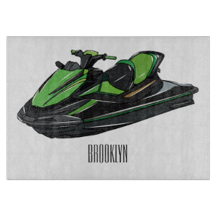Jet skidillustration av tecknaden