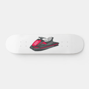 Jet skidillustration av tecknaden mini skateboard bräda 18,5 cm