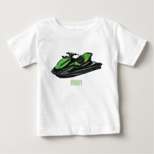 Jet skidillustration av tecknaden t shirt