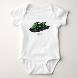 Jet skidillustration av tecknaden t shirt