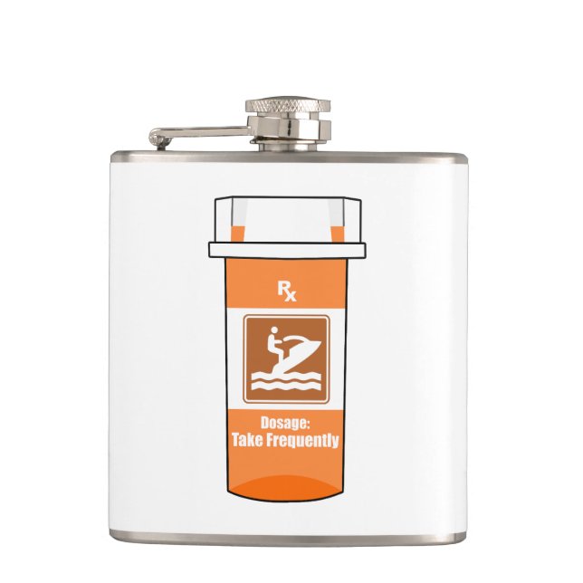 Jet Skiing är min drog Fickplunta (Framsidan)