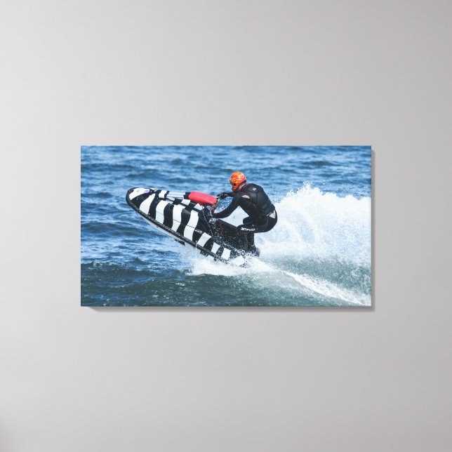 Jet Skiing Vatten sport Canvas (Framsida)