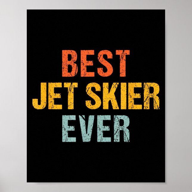 Jet skoter jet ski vattensporter talesätt  poster (Framsidan)