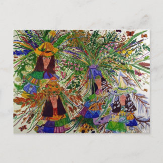 Jet van der Linden ansichtkaart Vykort