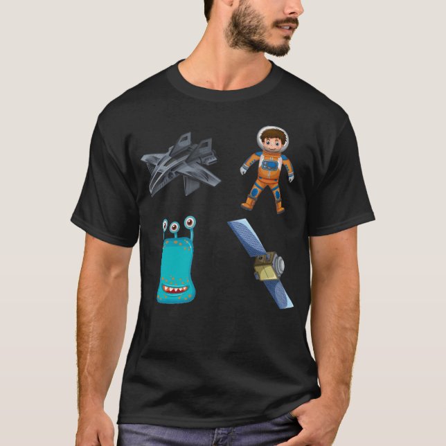Jet Zet Space Galaxy Pack T Shirt (Framsida)
