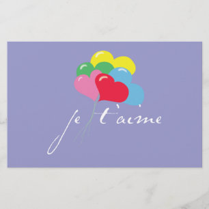 Je'taime (I kärlek du) Brevpapper