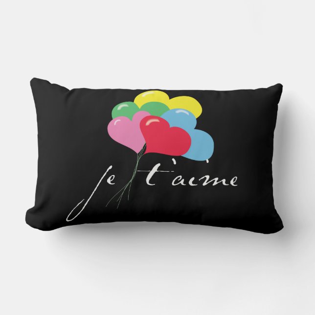 Je'taime (I kärlek du) Lumbarkudde (Framsida)