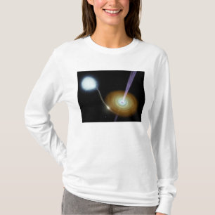 Jetar av materiellt skjuta ut t shirt