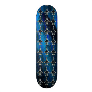 Jetar för blåttängelkämpe old school skateboard bräda 18 cm