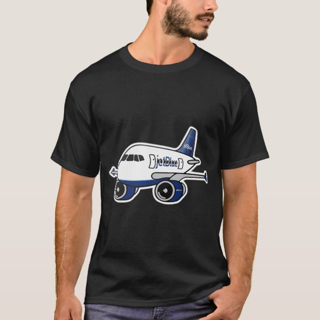 Jetblue A320 T Shirt (Framsida)